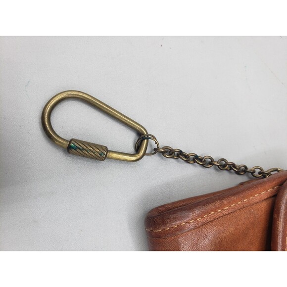 Coach Vintage Brown Leather Wallet & Key Case Multifunction ID Coin Pouch - Picture 5 of 15